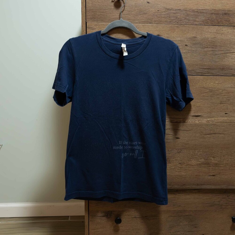 Navy Christian Tee